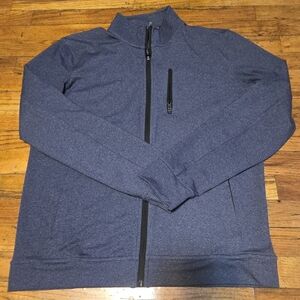 Public Rec Jacket Mens Medium Navy All Day Every Day Performance Outerwear Golf